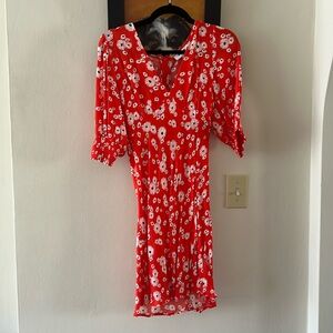 Rixo for Target vneck mini dress